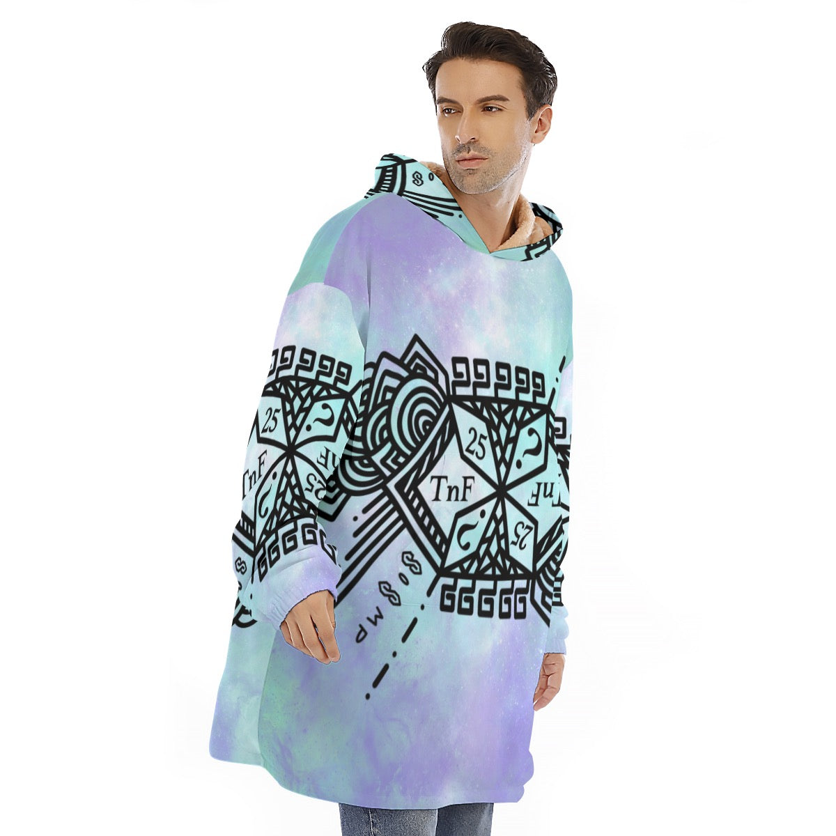 TnF 25 Unisex Sherpa Fleece Hoodie Blanket