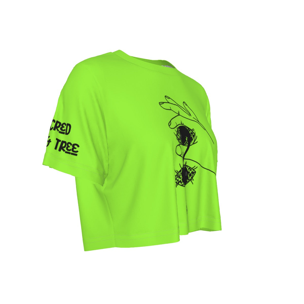 Green Cropped T-Shirt