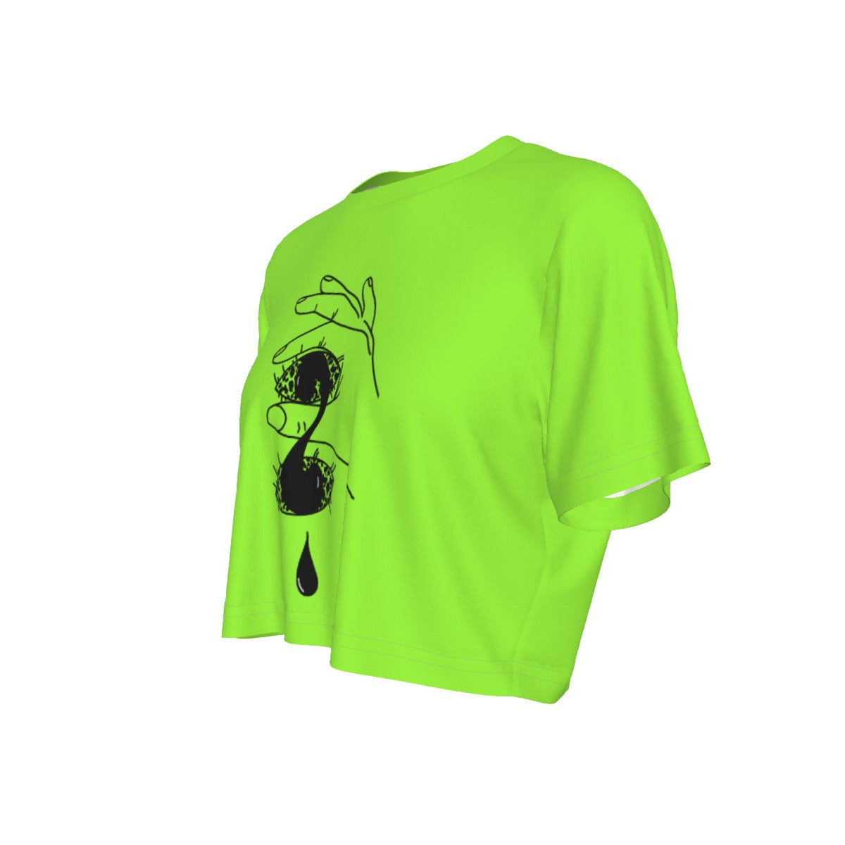 Green Cropped T-Shirt