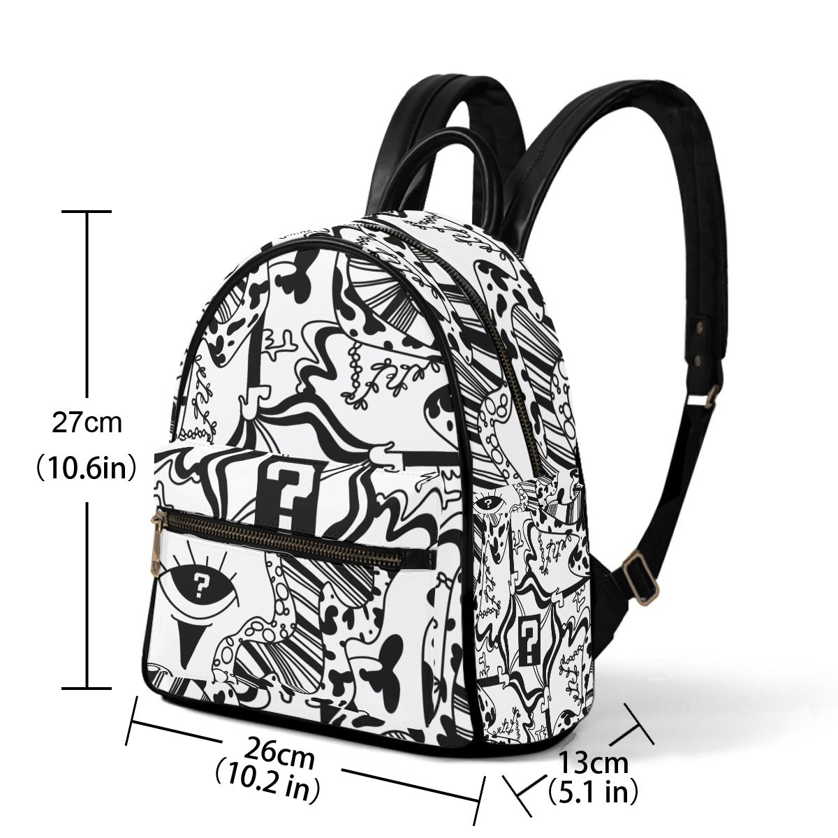 White TipDrip Small Size Backpack