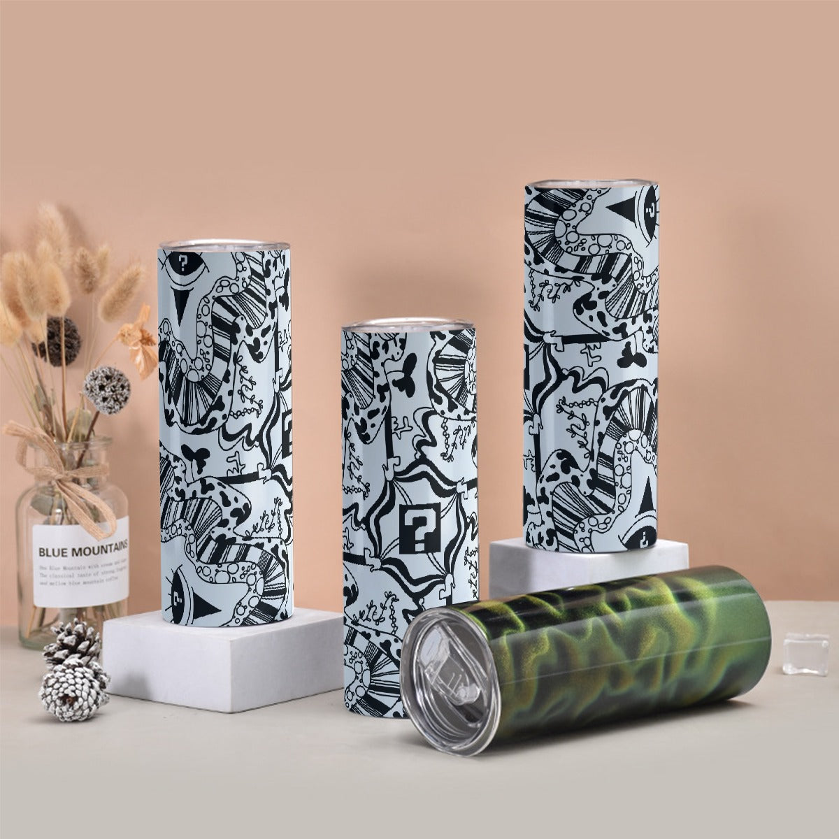 TipDrip White Tumbler 20oz