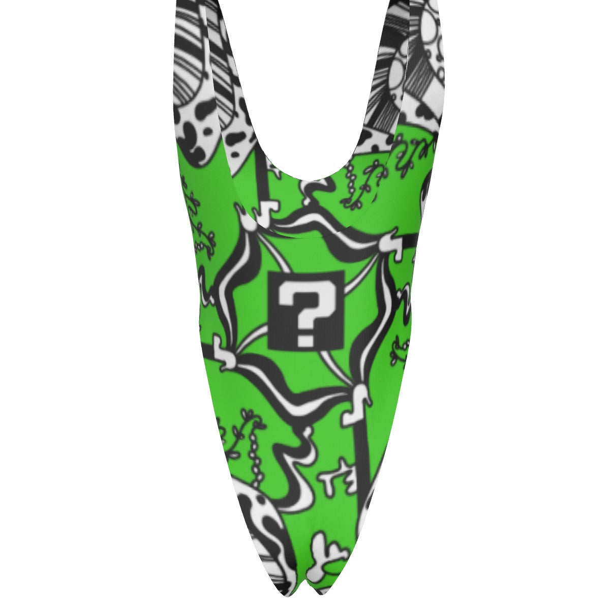 Green TipDrip One-piece Swimsuit