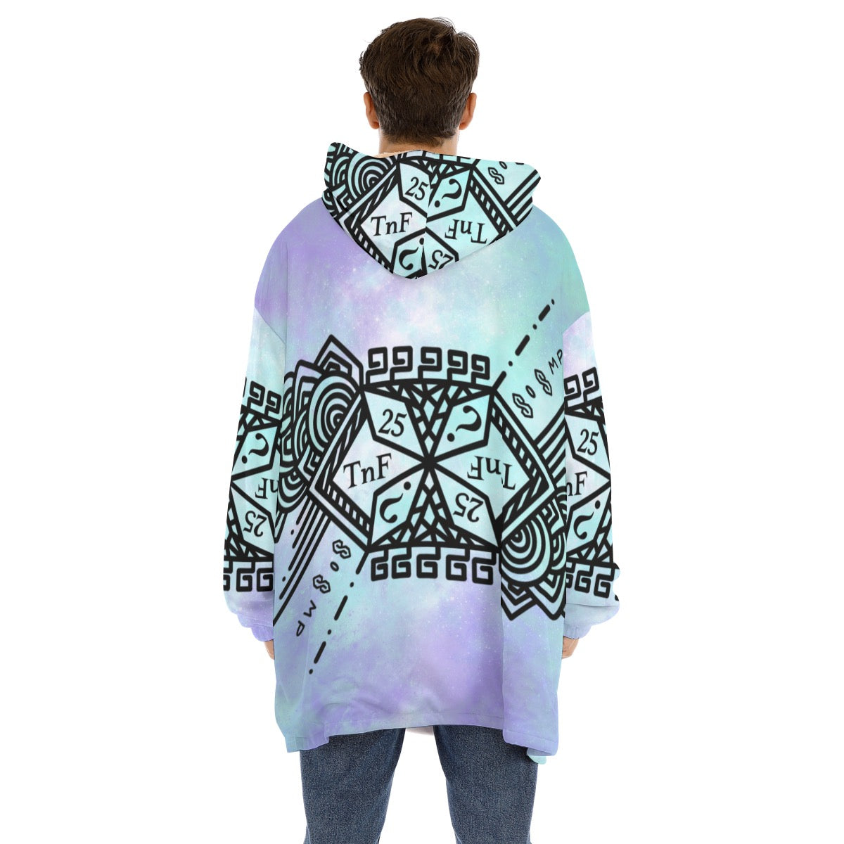 TnF 25 Unisex Sherpa Fleece Hoodie Blanket