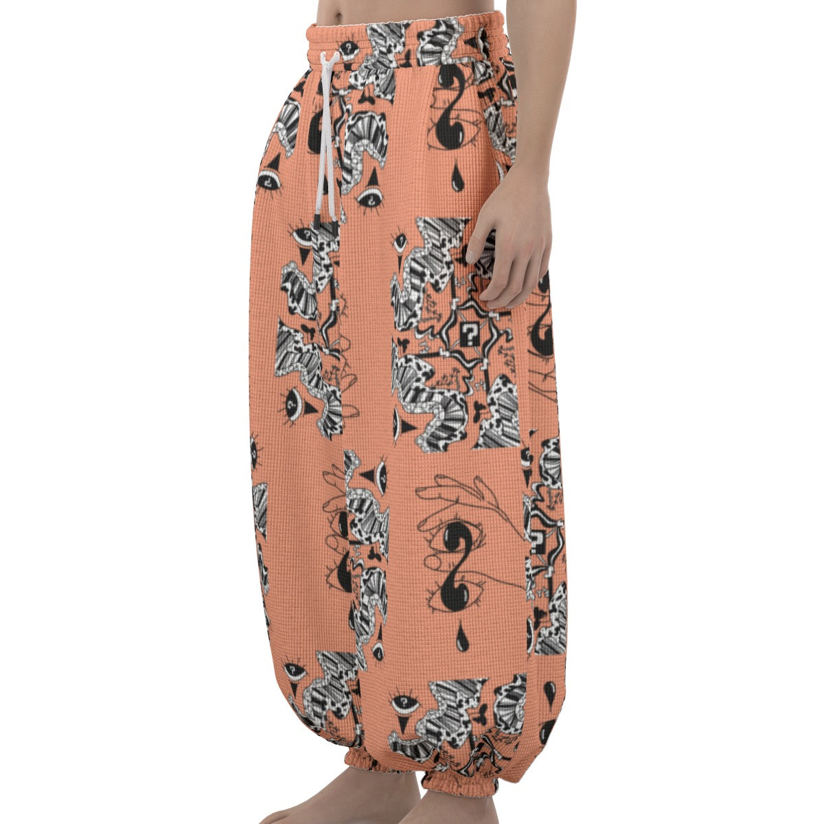 Tangerine Unisex Lantern Pants