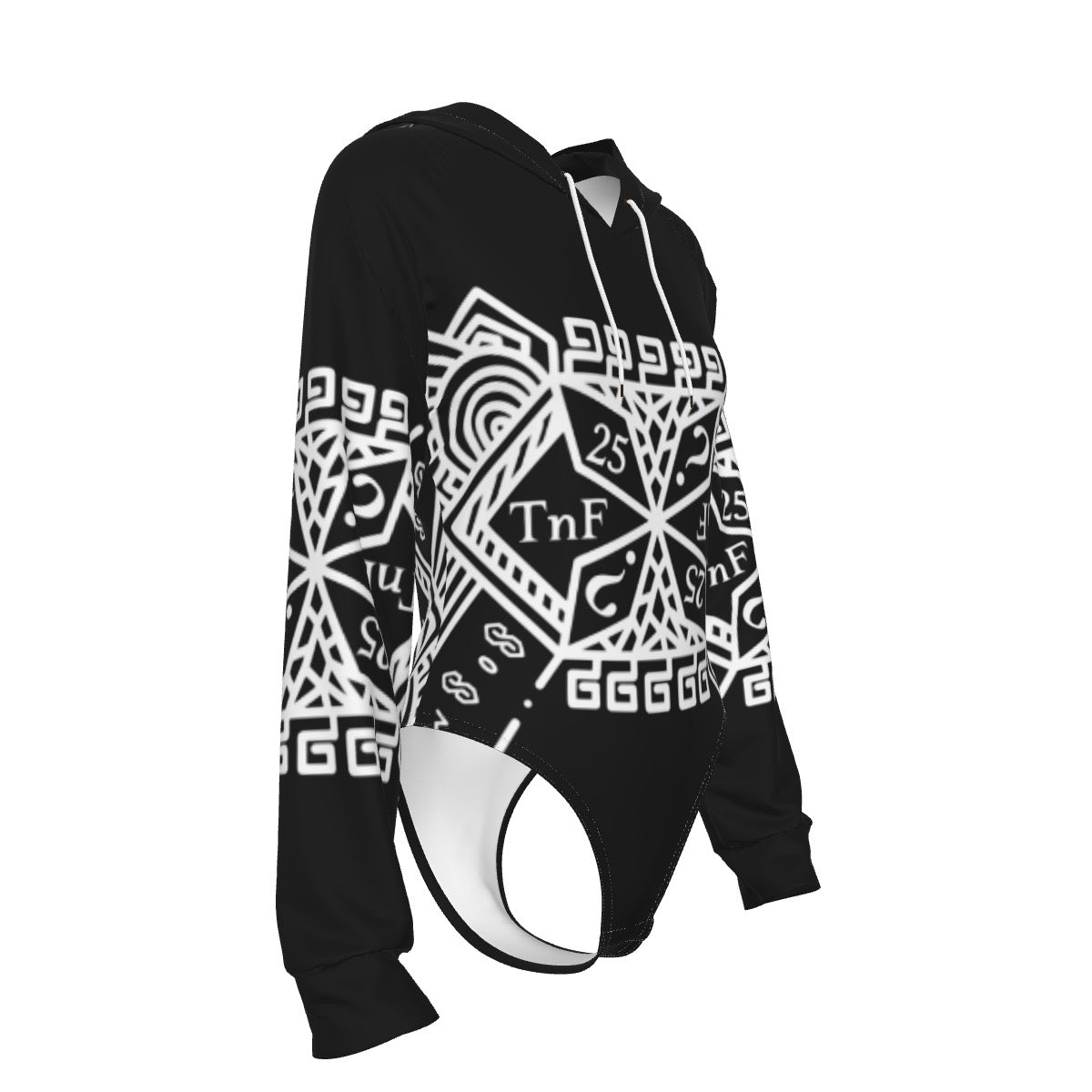 TnF 25 Hooded Bodysuit w Sleeves