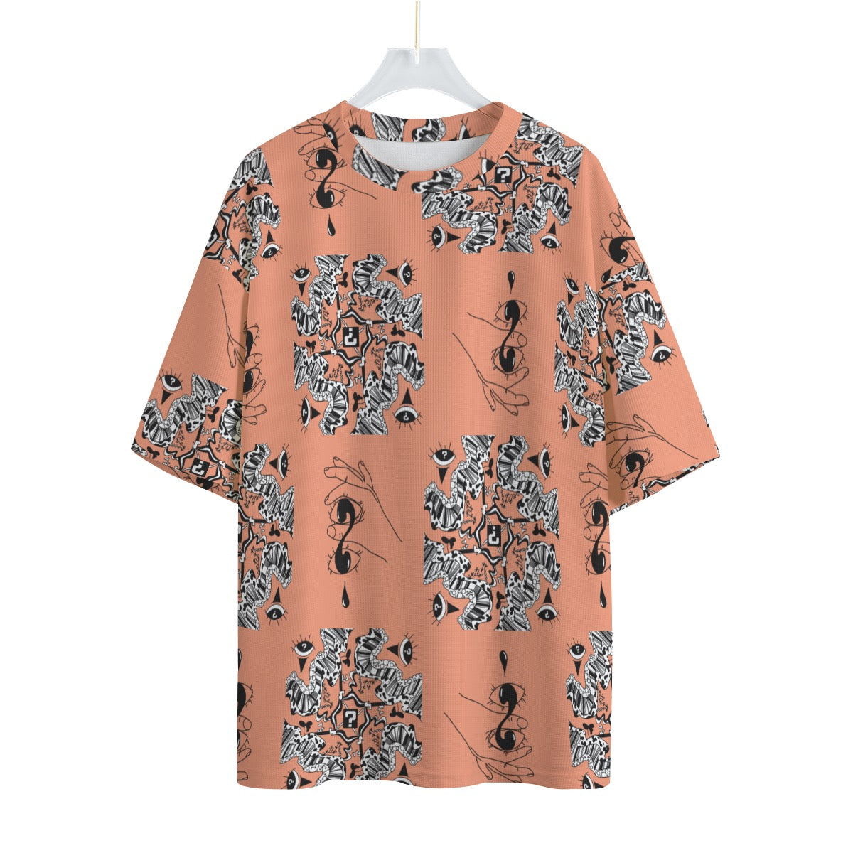 Tangerine Drop-shoulder T-shirt