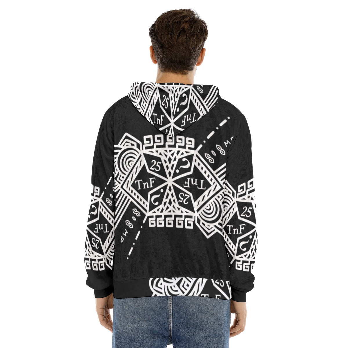 All-Over Print Men's Pullover Hoodie | Velvet