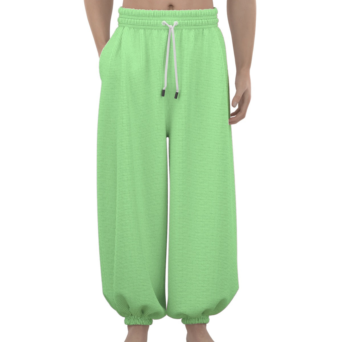 Electric Lime Unisex Lantern Pants