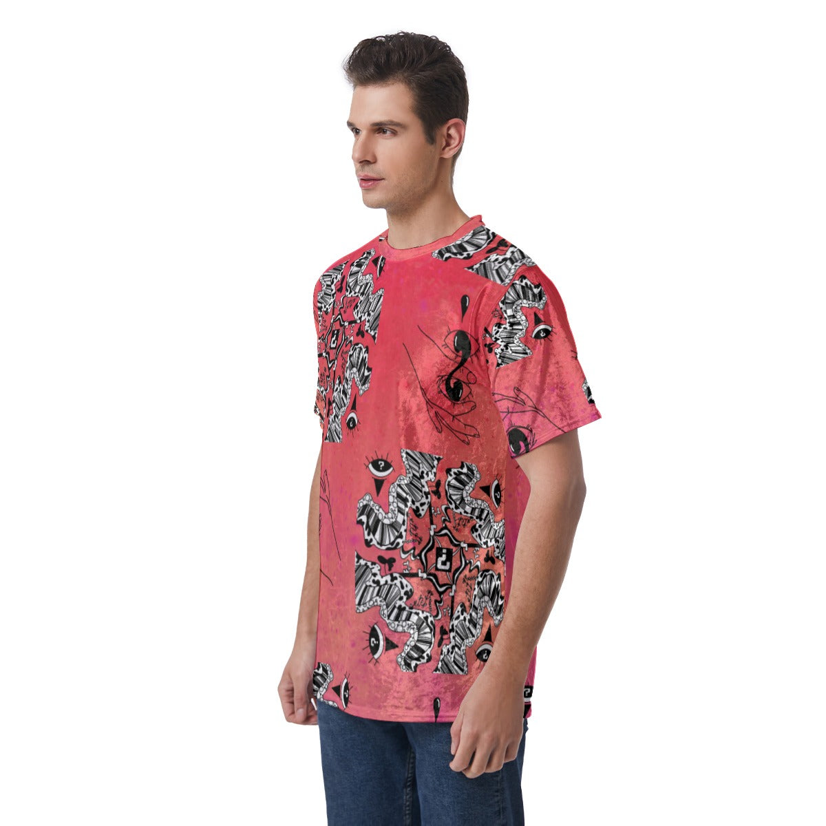 Sunset Sherbet Velvet Tee