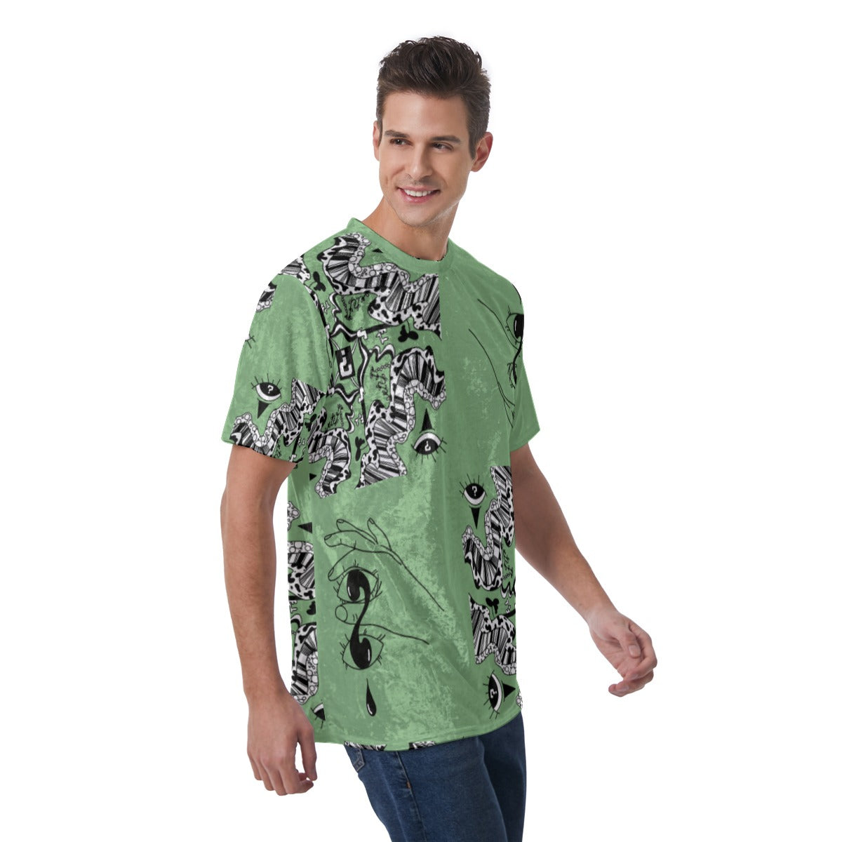Green Velvet T Shirt