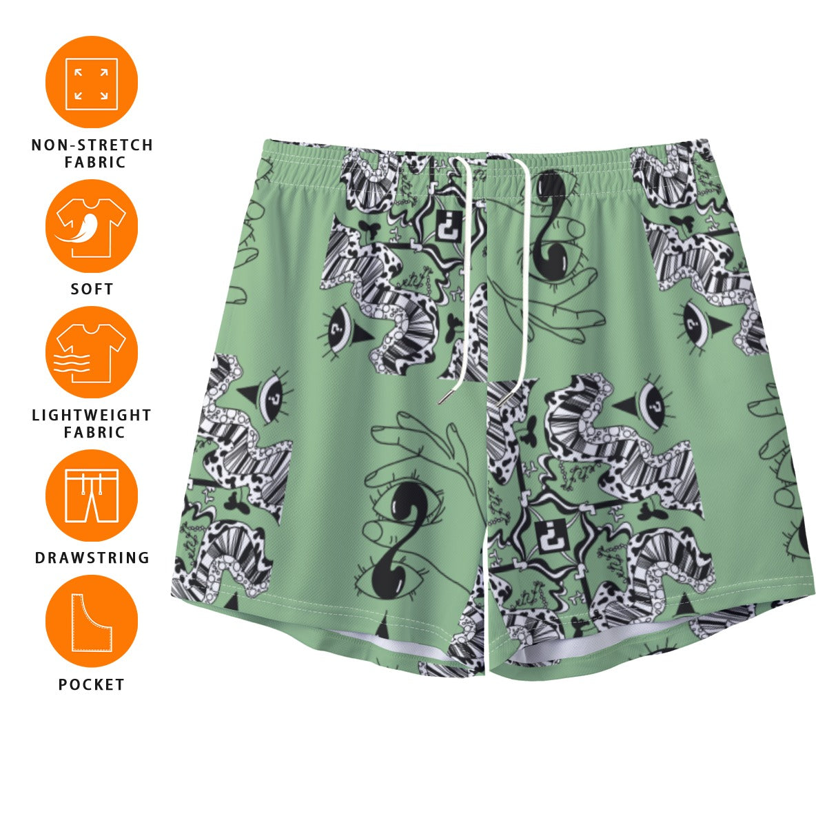 Sage Shorts w Pockets