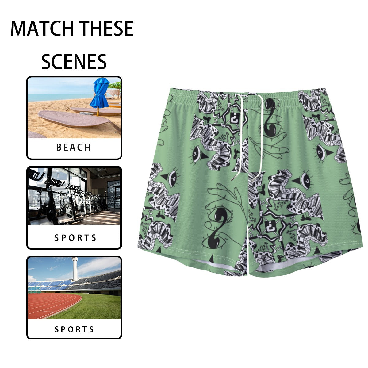 Sage Shorts w Pockets