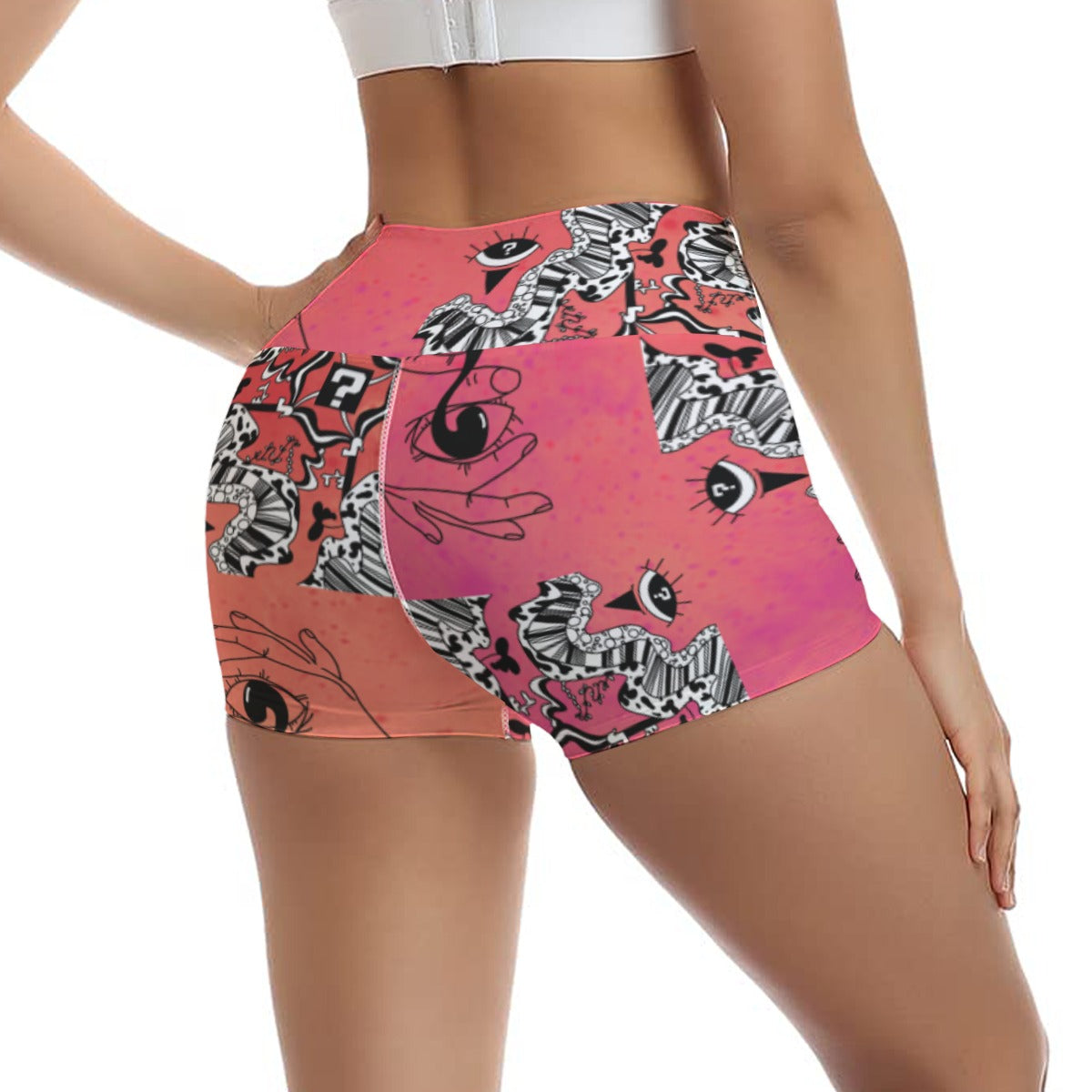 Sunset Tip Booty Shorts