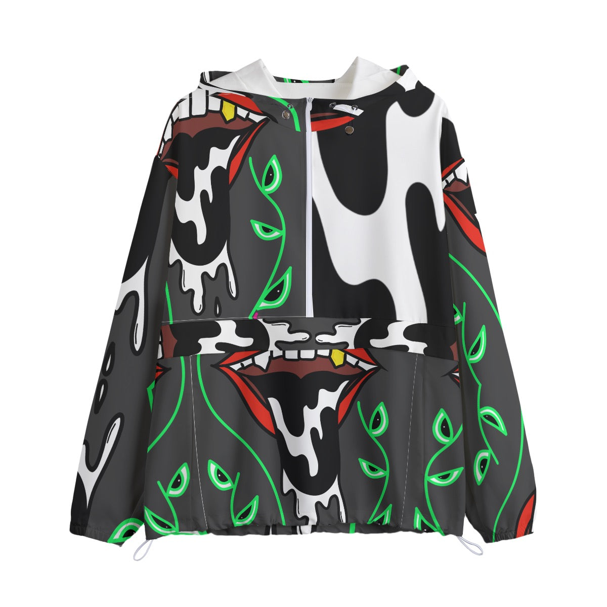 Drooling 4U~ Unisex Pullover Jacket With Zipper Closure