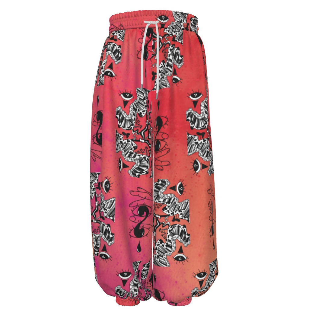 Sunset Sherbet Waffle Pants