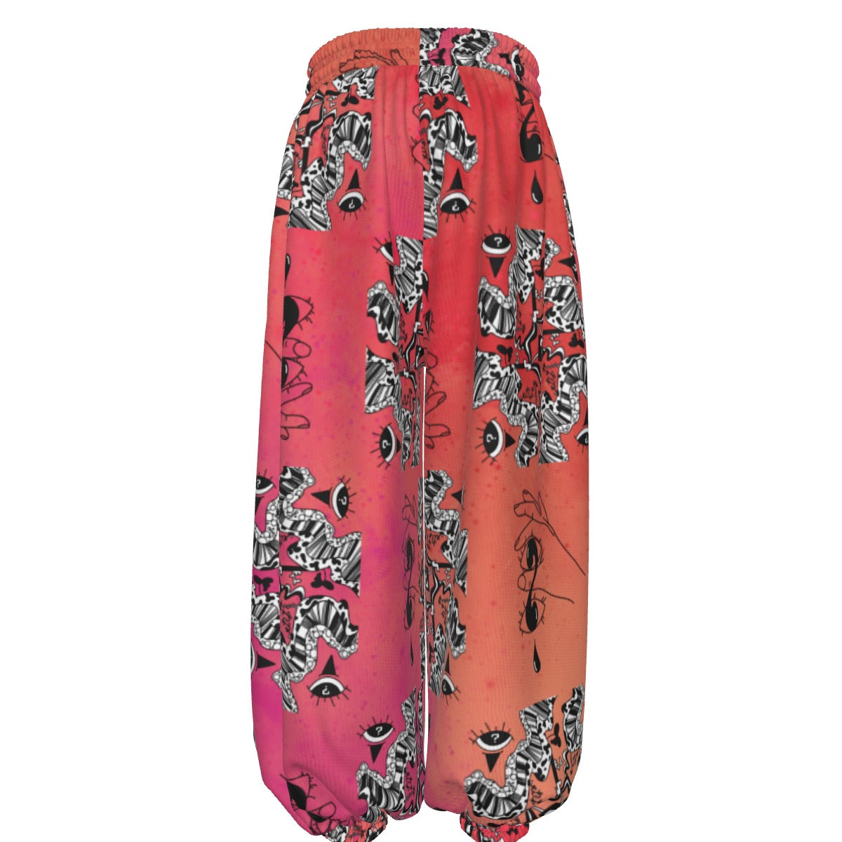 Sunset Sherbet Waffle Pants