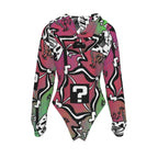 TnF  Hooded Bodysuit w Sleeves