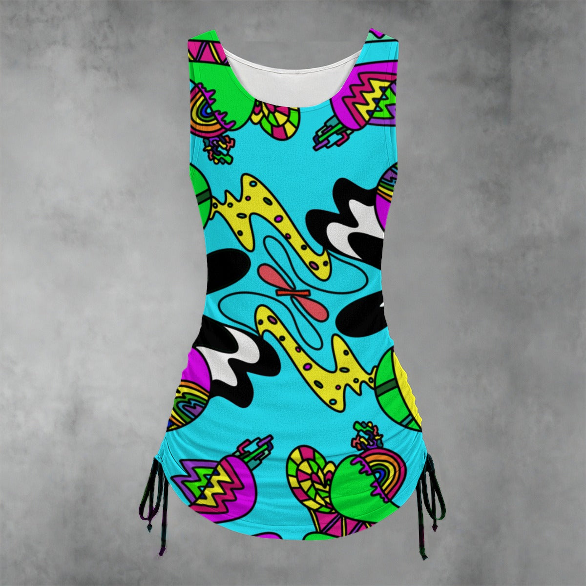 Frisa Lank Drawstring Dress