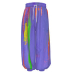 Lavender Glitch Waffle Pants