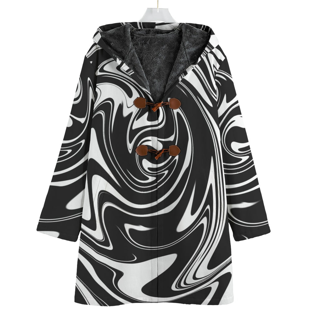 MonoSwirl Fleece Trenchcoat