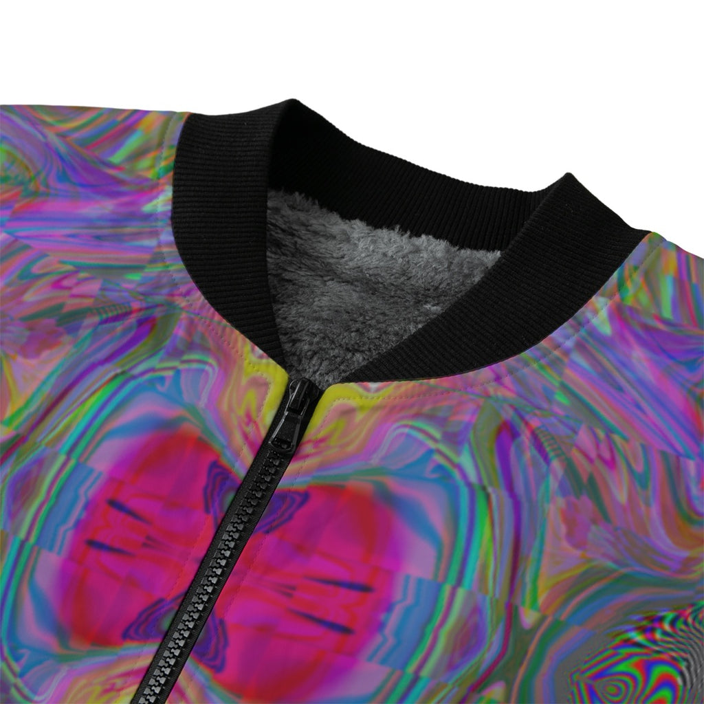 Lucy Butterfly.v1 Fleece Bomber Jacket
