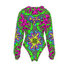 WATERMELTIN Splat Hooded Bodysuit w Sleeves
