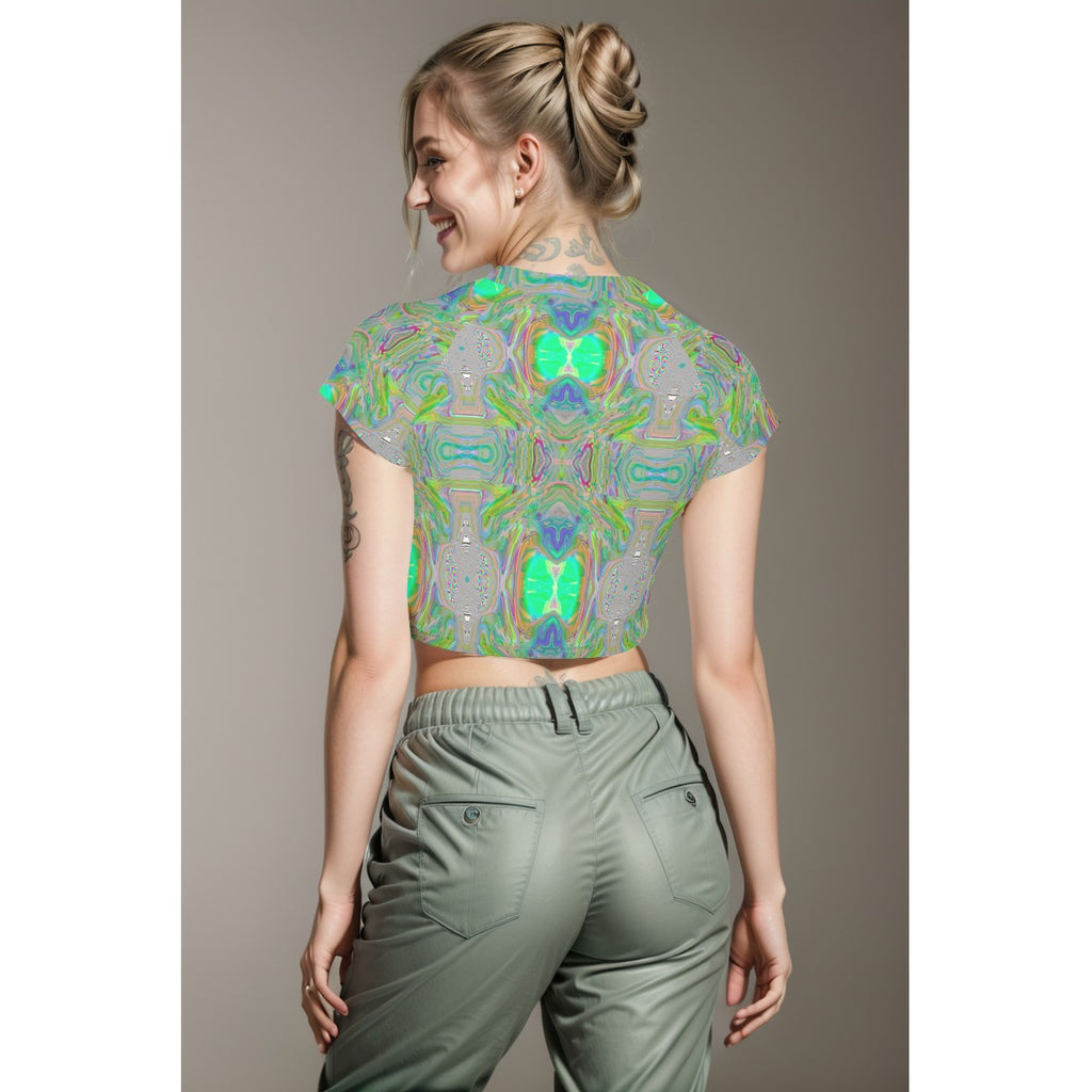 Butterfly Lucy.v1 Crop T-shirt