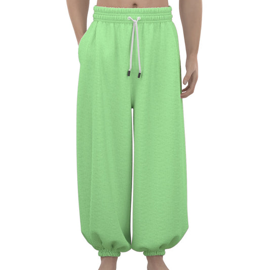 Electric Lime.simple syrup Waffle Pants