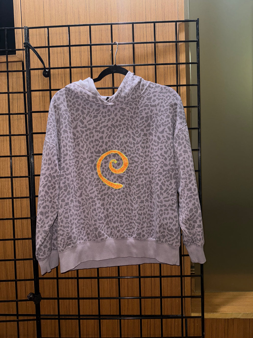 Purple Cheetah Tip Hoodie