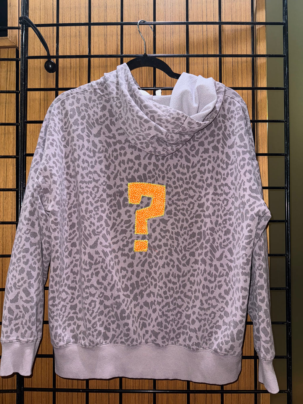 Purple Cheetah Tip Hoodie