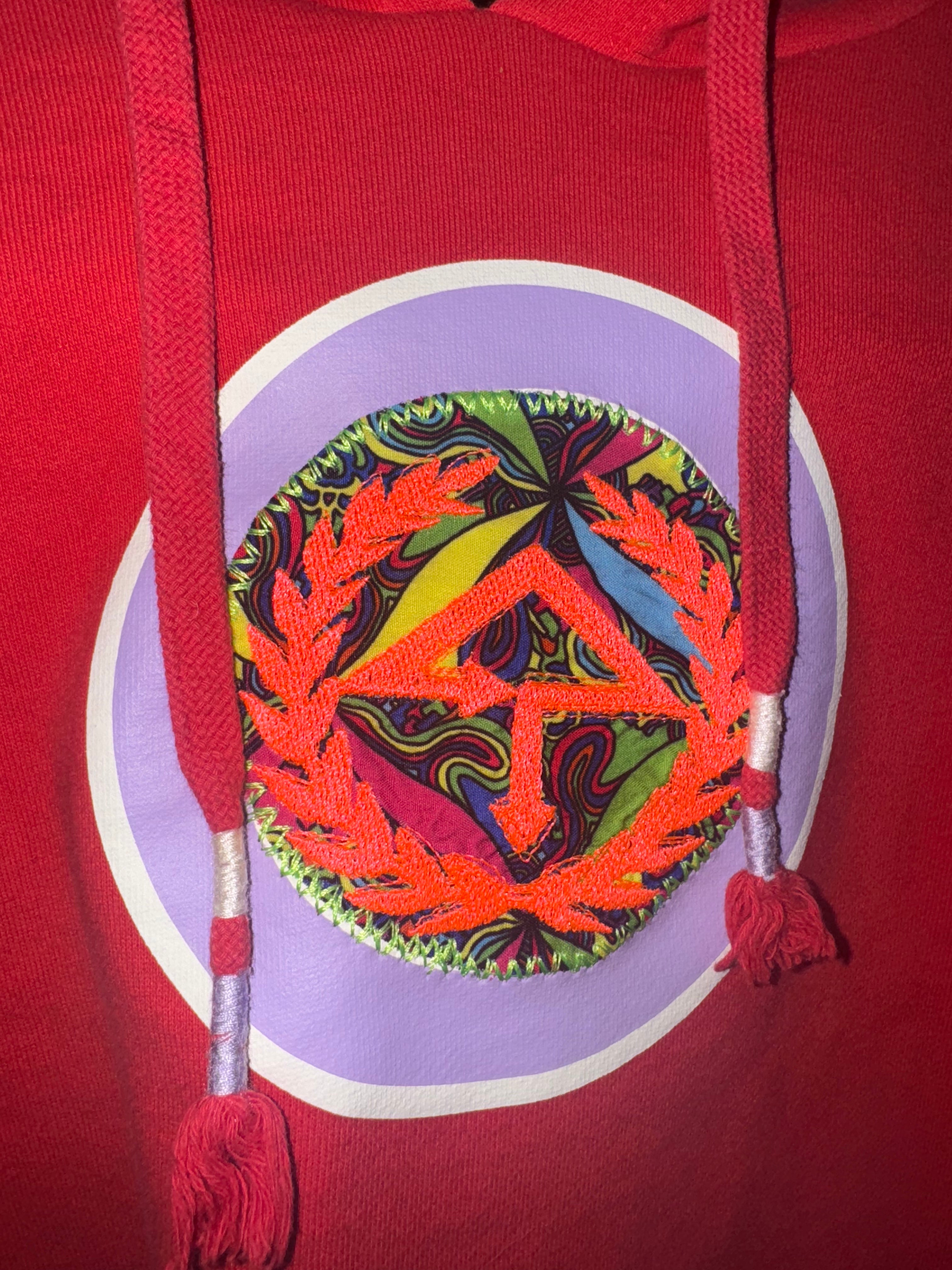 Hot Pink Sacred Gem & Tree Hoodie