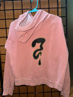 Pink Button Tip Hoodie