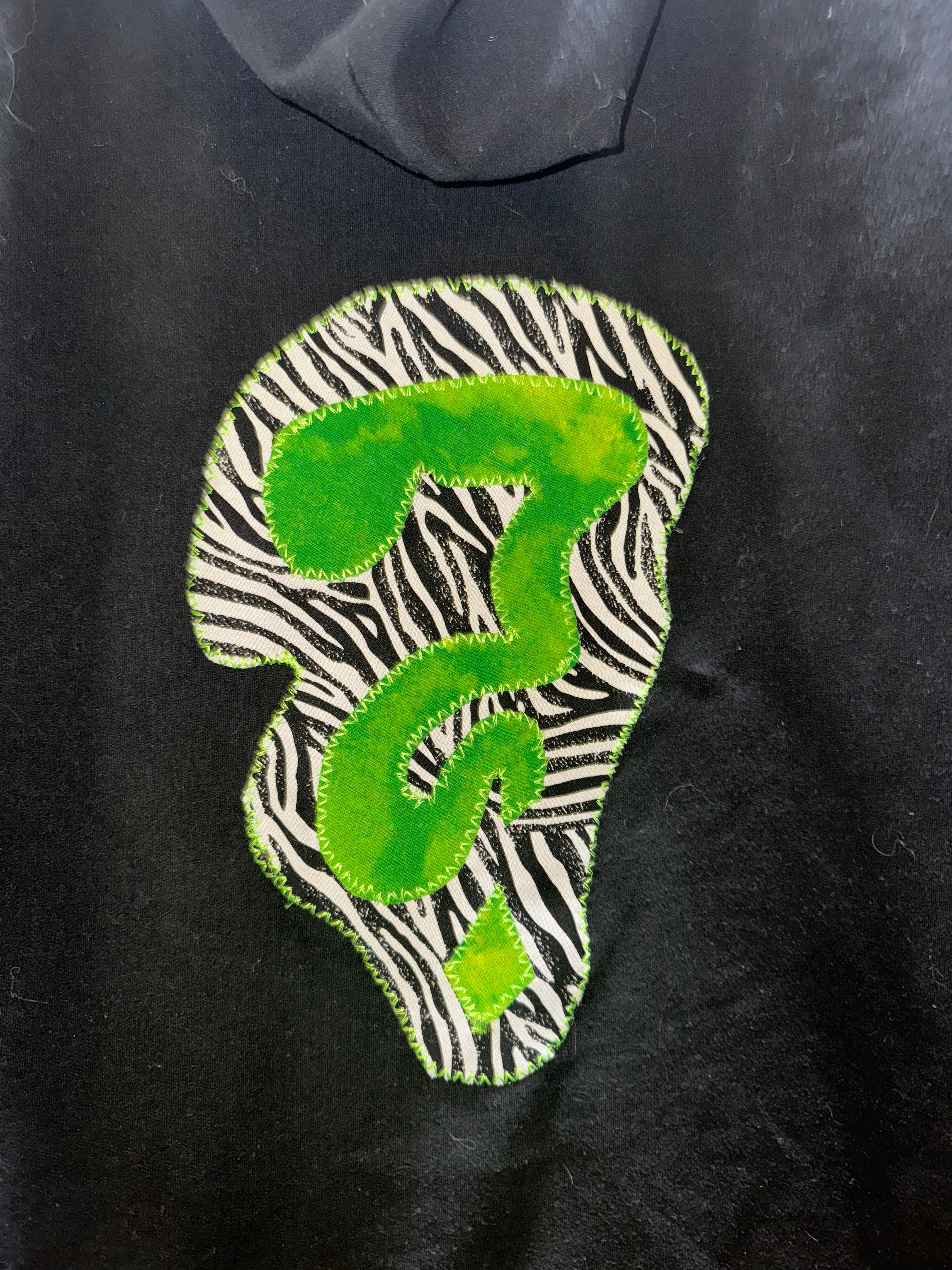 Zebra Tip Hoodie