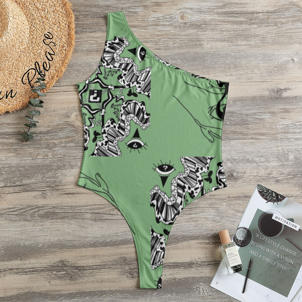 Sage One-Shoulder Bodysuit
